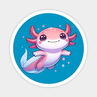 Cute Axolotl Floating Magnet